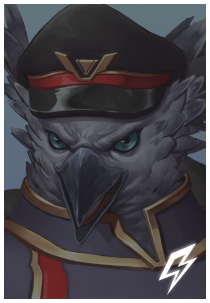 A darken image of QUANTAAR Hero Eagle